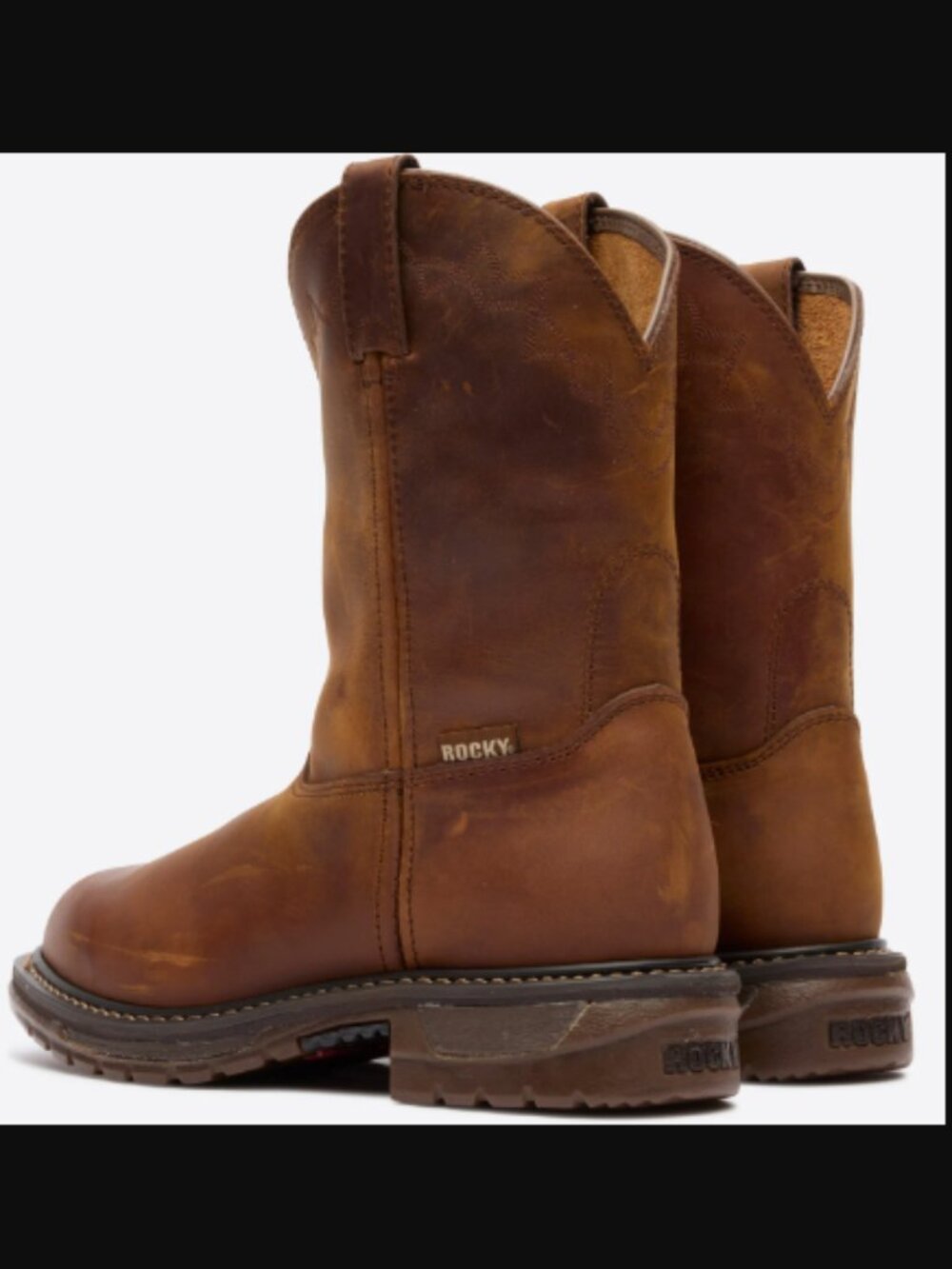 NIB Men's Genuine Leather Cowboy Boots, 9